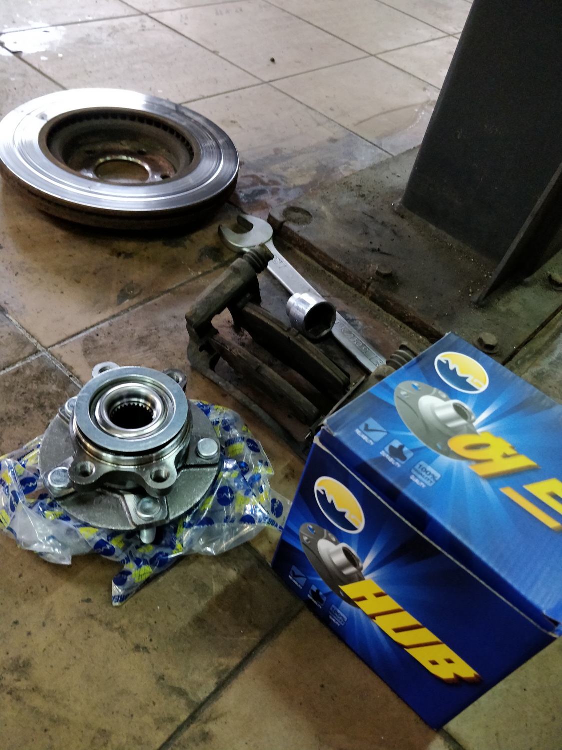 Замена подшипника ступицы